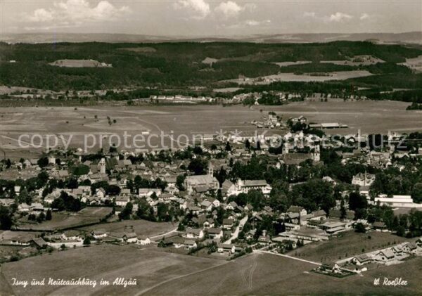 Isny Allgaeu Neutrauchburg Fliegeraufnahme