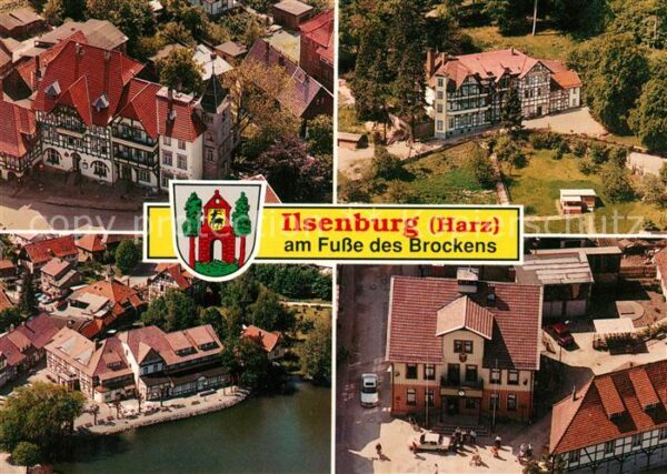 Ilsenburg Harz Stadtmitte Waldhöhe Hotel Zur den roten