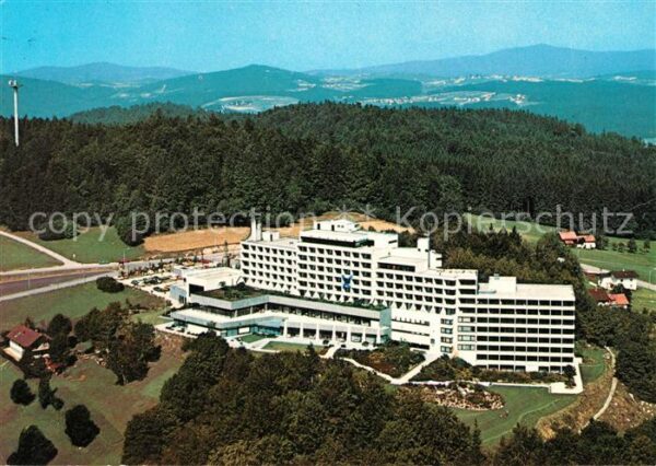 Geyersberg Wald Fliegeraufnahme Klinik Schloss Wolfstei