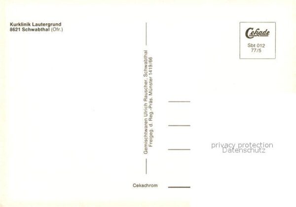 Schwabthal Fliegeraufnahme Kurklinik Lautergrund – Bild 2