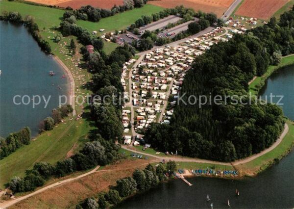 Staffelstein Fliegeraufnahme Badesee Campingplatz