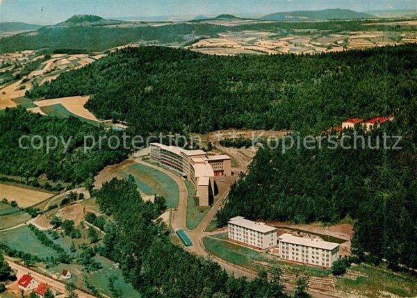 Schwabthal Sanatorium Lautergrund Fliegeraufnahme