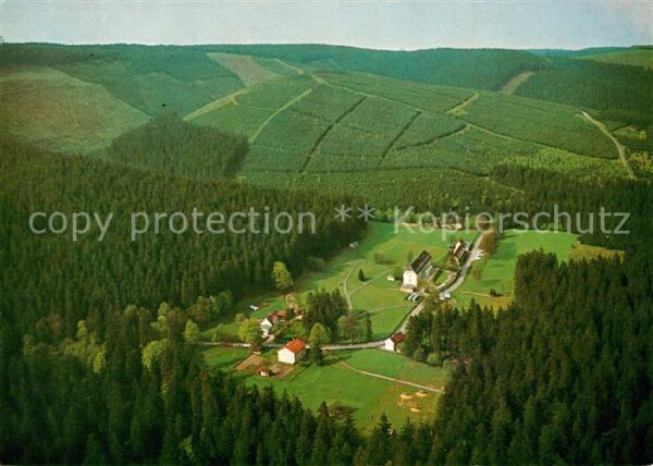 Festenburg Clausthal-Zellerfeld Fliegeraufnahme Waldgaststätte Grüne Ta