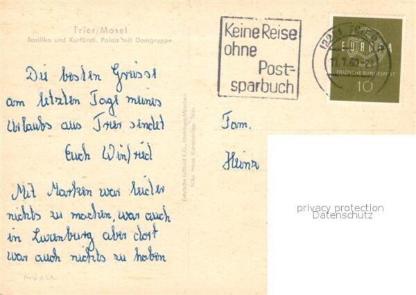 Trier Fliegeraufnahme Basilika Kurfürstl. Pal – Bild 2