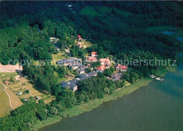 Rheinsberg Fliegeraufnahme Kurklinik Hohenelse