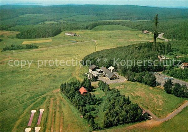 Schotten Hessen Fliegeraufnahme Berggasthof Hoherodskop