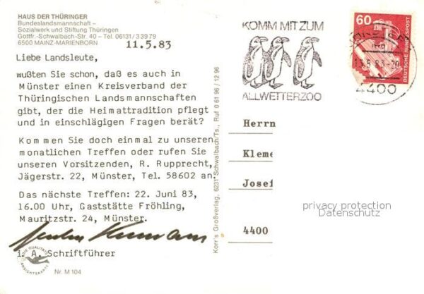 Marienborn Mainz Haus der Thüringer – Bild 2