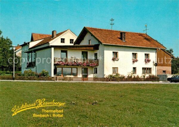 Birnbach Rottal Gästehaus Hasenberger Aunham