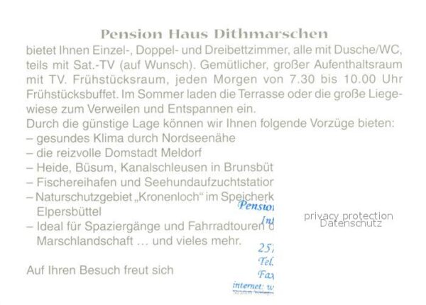 Elpersbuettel Pension Haus Dithmarschen – Bild 2