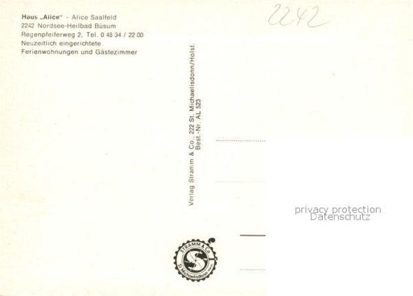 Buesum Nordseebad Haus Alice – Bild 2