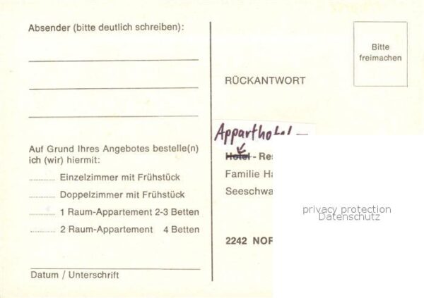 Buesum Nordseebad Apparthotel Restaurant Zum Seeadler – Bild 2