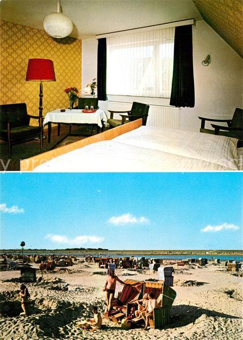 Buesum Nordseebad Strand Pension Glöckner