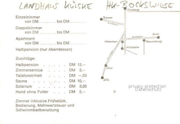 Hahnenklee-Bockswiese Harz Fliegeraufnahme Landhaus Külske – Bild 2