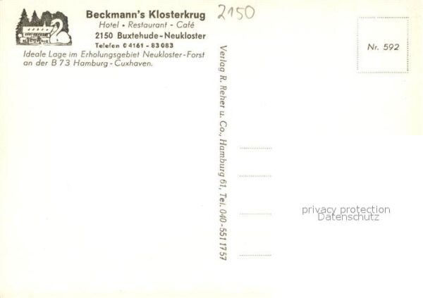Neukloster Niederelbe Beckmanns Klosterkrug Hotel See – Bild 2