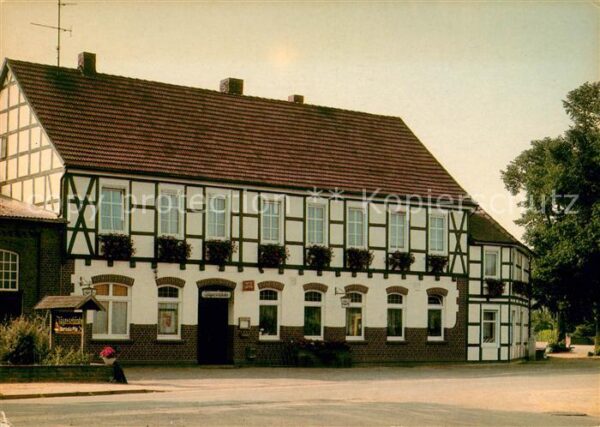 Luebbow Gasthaus Jägerschänke Fachwerk