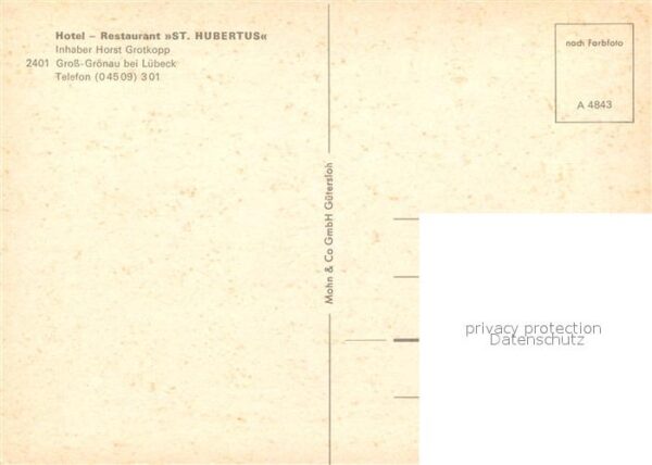 Gross Groenau Restaurant Hotel Stankt Hubertus – Bild 2