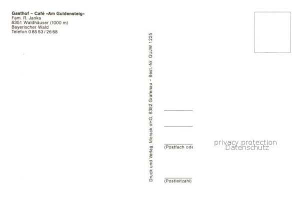 Waldhaeuser Neuschoenau Gasthaus Guldensteig – Bild 2