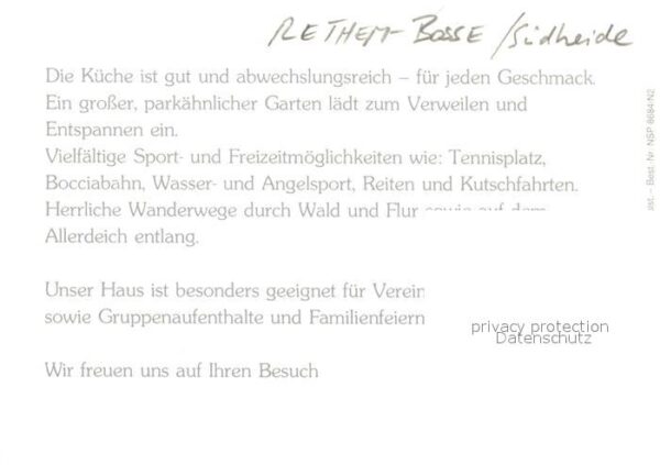 Bosse Aller Hotel Restaurant Allerhof Pferde – Bild 2