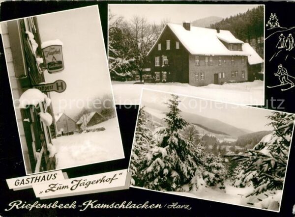 Kamschlacken Gasthaus Zum Jägerhof Winter