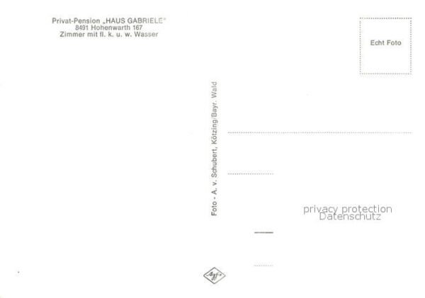 Hohenwarth Koetzting Privatpension Haus Gabriele – Bild 2
