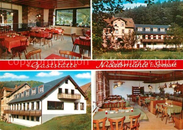 Schollbrunn Spessart Gaststätte nickelsmühle