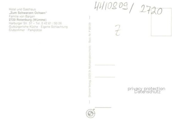 Rotenburg Wuemme Hotel Gasthaus Zum Schwarzen Ochsen – Bild 2