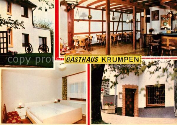 Dahlem Eifel Gasthaus Krumpen Hotel Restaurant Pensi