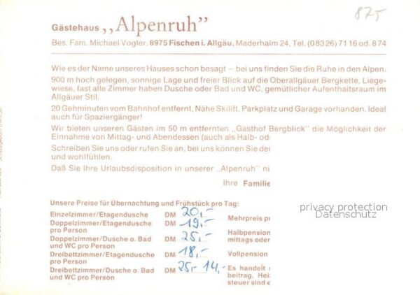 Maderhalm Gästehaus Alpenruh – Bild 2