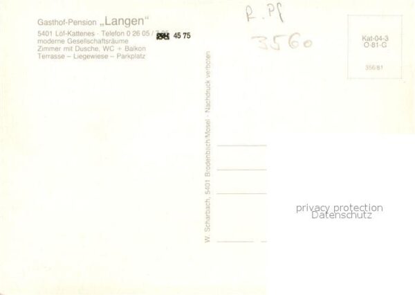 Kattenes Restaurant Gasthof Pension Langen – Bild 2