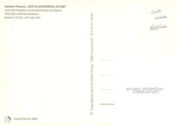 Unterharmersbach Klosterbräu Stuben Hallenbad – Bild 2