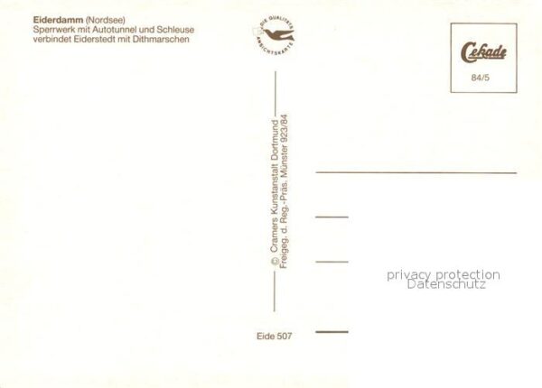 Eiderstedt Fliegeraufnahme Eiderdamm Autotunnel Sc – Bild 2