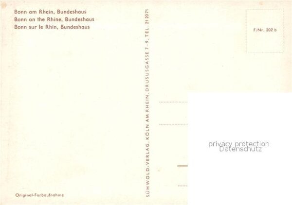 Bonn Rhein Bundeshaus – Bild 2