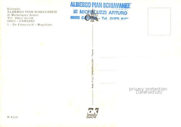 Canazei Albergo Pian Schiavaneis – Bild 2