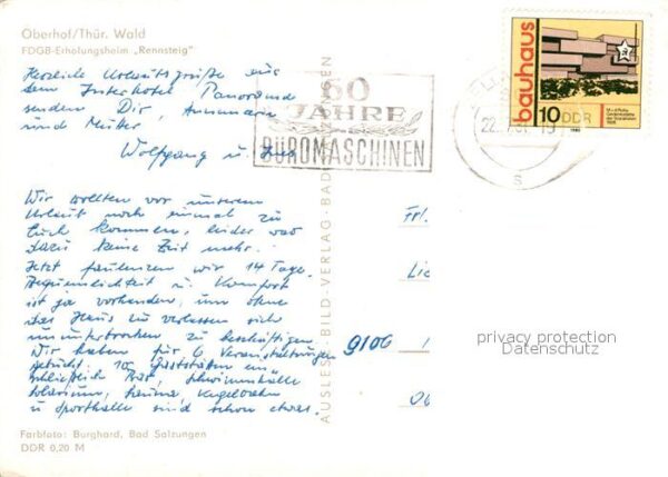 Oberhof Thueringen Erholungsheim Rennsteig – Bild 2