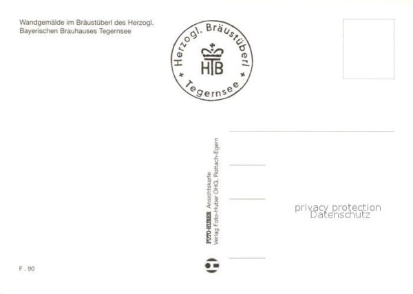 Tegernsee Wandgemälde Bräustüberl Herzogl. Bayeri – Bild 2