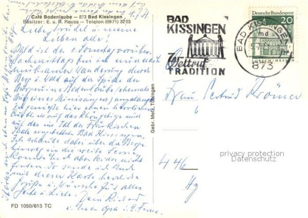 Bad Kissingen Cafe Bodenlaube – Bild 2