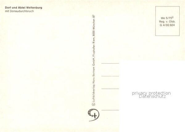 Weltenburg Kelheim Fliegeraufnahme Abtei – Bild 2