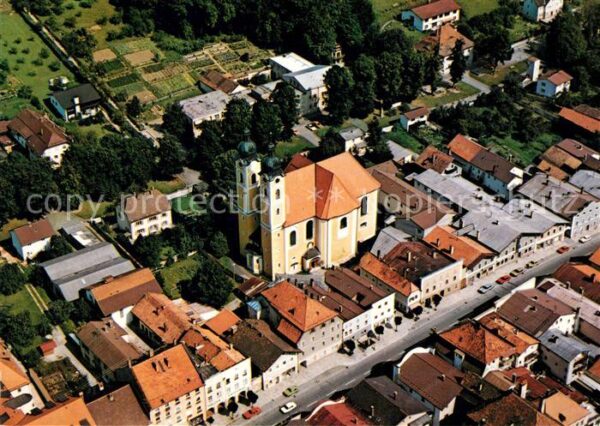 Obernzell Fliegeraufnahme Markt