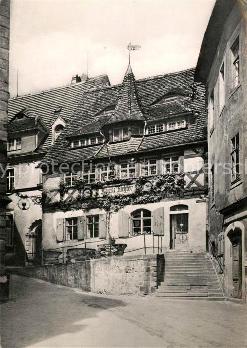 Meissen Elbe Sachsen Tuchmacherzunfthaus Weinhaus Vincenz Ri