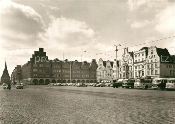 Rostock Markt Hauptpostamt Steintor