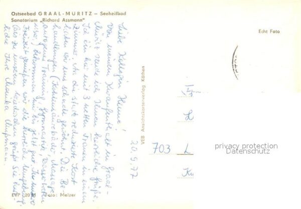Graal-Mueritz Ostseebad Sanatorium Richard Assmann – Bild 2