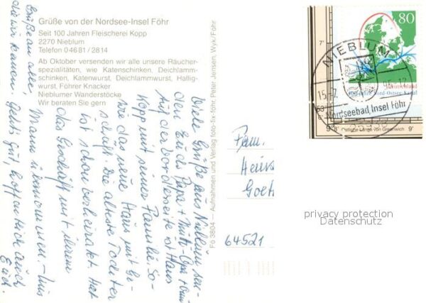 Nieblum Fleischeirei Kopp – Bild 2