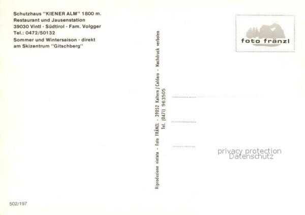 Vintl Schutzhaus Kiener Alm – Bild 2