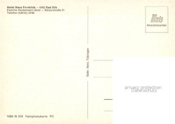 Bad Orb Hotel Haus Fernblick – Bild 2