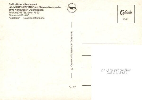 Otzenhausen Saar Hotel Zum Hunnenring – Bild 2