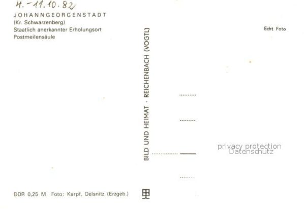 Johanngeorgenstadt Postmeilensäule – Bild 2