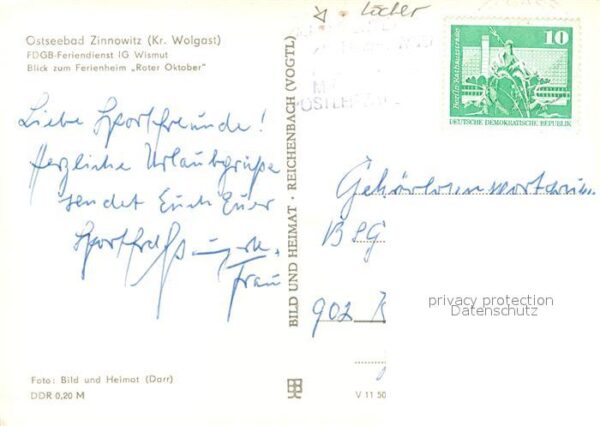 Zinnowitz Ostseebad Ferienheim Roter Oktober – Bild 2