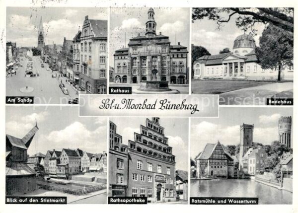Lueneburg Rathaus Am Sande Stintmarkt