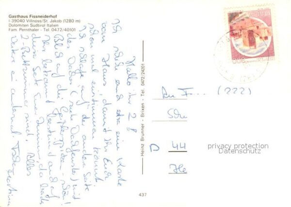 Villnoess Gasthaus Fissneiderhof – Bild 2