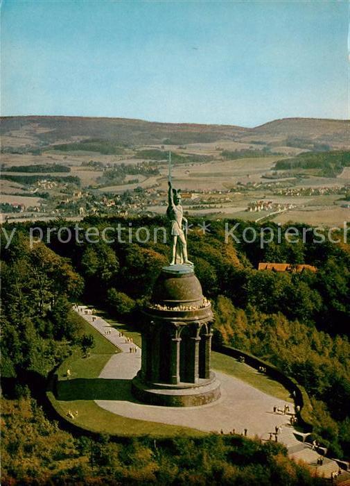 Hermannsdenkmal Fliegeraufnahme